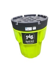 PIG KIT263 Spill Kit High Visibility 65 Gallon Kit – Oil, Coolant, Solvent+