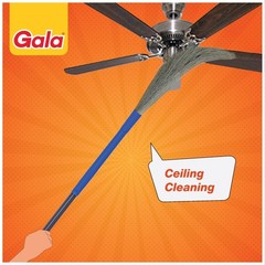 Gala No Dust Floor Broom- Freedom From Broom Dust- Bhusa 2-In-1 – Extendable
