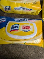 LYSOL Disinfecting Wipes – Lemon & Lime Blossom Flatpack 80 ct. (Pack of 6)