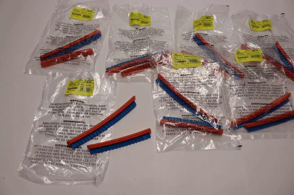 7x Lot Eureka / Sanitaire VGII Brush Strip Inserts 12″ 52282A4
