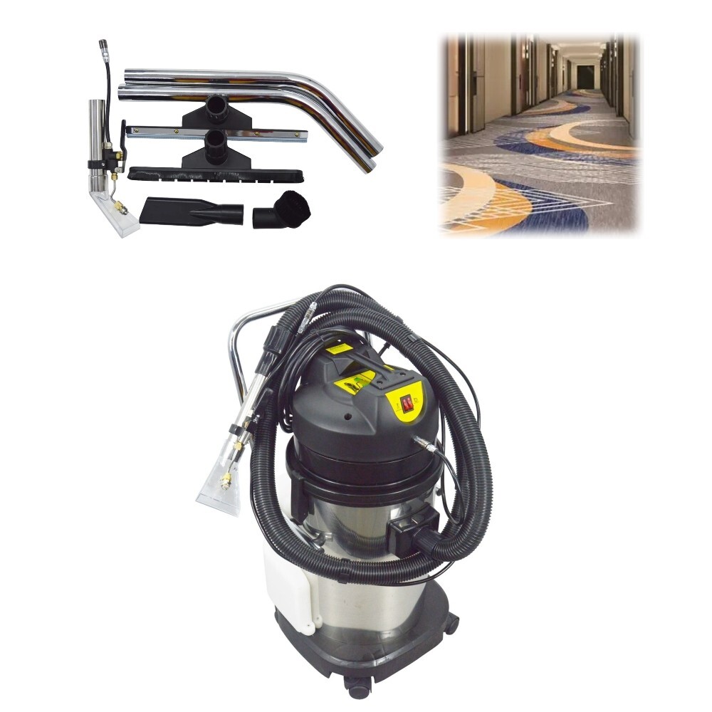 Carpet Floor Extractor Cleaning Machine Cycle Air-Cooled 30L Dry&Wet Clean 110V