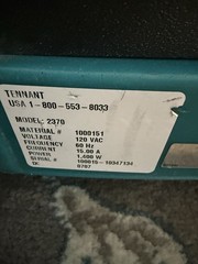 Tennant Floor Burnished 2370 Commercial Floor Great Condition