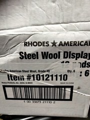 *6PACK* Rhodes American Steel Wool 12Pads Each Grade #0