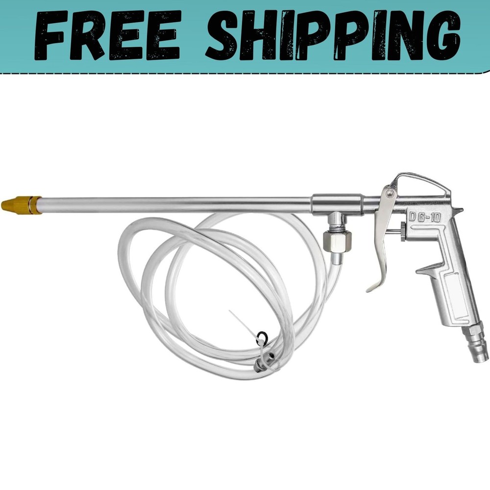 QWORK Spray Gun, Aluminum Pneumatic Air Engine Cleaning Washer Gun Kit 1 Pack