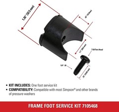 Simpson Genuine OEM Foot Service Kit – 7105468