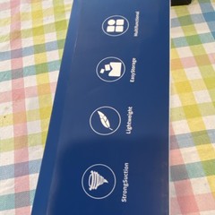LT-135 Multifunction Handheld Vacuum Cleaner, Strong Suction, Blue, Attachments