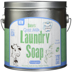 B&N All Natural Brooke Nora At Home Goat Milk Laundry Soap Eucalyptus 120 Loads