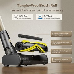 Ultenic Cordless Vacuum Cleaner 600W 60Kpa 65Mins Vacuum Cleaners For Home