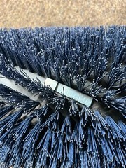 Roller Brush Blue 45 in Length Black Housing 6 Notch Drive Gray