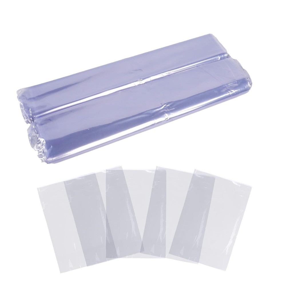 Klmnop 150 Pcs Shrink Wrap Bags, 14×20 Inches Clear PVC Heat Shrink Wrap Bag …