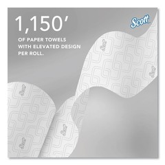 Scott 25703 1,150′ 1-Ply Paper Towel Rolls – Gray Core/White (6/CT) New