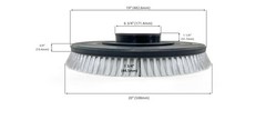 Commercial Floor Scrubbing Brush for 20 Inch Rotary Floor Machines.
