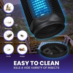 LiBa Electric Bug Zapper – Powerful 4000V Grid, Indoor & Outdoor Insect Killer w