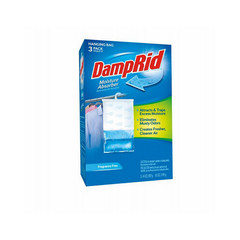 Damp Rid FG83FFSB Closet Moisture Absorber, Fragrance Free Hanging Bags, 3-Pk. –