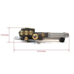 Annovi Reverberi Compatible Washer Pump Head with Unloader Replacement Black