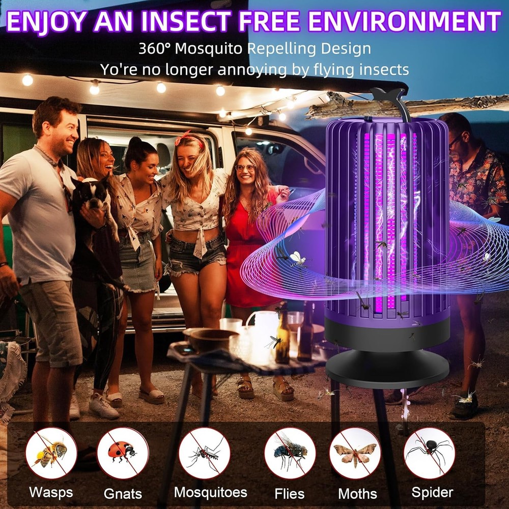 Electric Bug Killer Lamp – For Living Room, Kitchen & Family Backyard