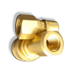4 Sets Brass 1/4″ Carpet Quick Disconnect Fittings For Cleaning Wand Hoses