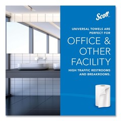 Scott 01005 8 in. x 1000 ft. Essential Hard Roll Towels – WT (6 Rolls/CT) New