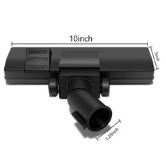 AOMUCH Vacuum Cleaner Floor Brush Tool, 1.25″ Inner Diameter：1.25inch, Black