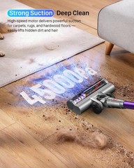 Ixlion Cordless Vacuum Cleaner – Powerful Stick Vacuum Hepa Filter 55-Min