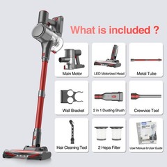 Zefiro Cordless Vacuum Cleaner45Mins Runtime Vacuum Cleaners For Home