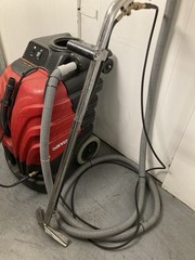 Sanitaire Portable Canister Carpet Extractor w/ Wand & Hose Red/Black
