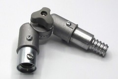 2-Extension Pole Angle Adapter – Fits all standard threaded poles. All metal. H