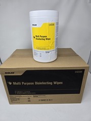 🔴Ecolab Multi Purpose Cleaning/Disinfecting Wipes 6Tub Case, New/Old Stock