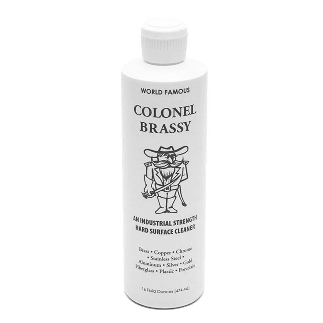 Colonel Brassy – Hard Surface Cleaner/Polish – Motorcycle Boat ATV RV Metal-16oz