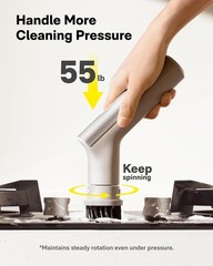 HOTO Electric Spin Scrubber, IPX7 Waterproof, 300 RPM, 9 Heads