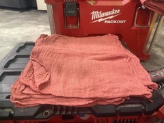 Pack of 50 Red Shop Towels – 12 x 14 Cleaning Rags for Homes Cars Auto Garage