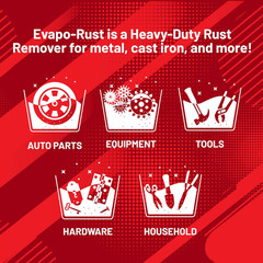 ER012 Heavy Duty – 128 Oz., Rust Remover for Auto Parts, Hardware, Antiques | Ru