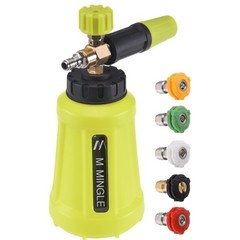 M MINGLE Foam Cannon for Pressure Washer, Car Cannon, Yellow NOB