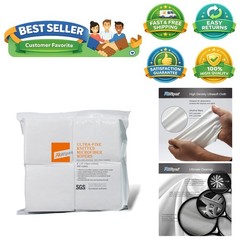 Ultra-Fine 4″x4″ Microfiber Wipes – 400 Lint-Free Cloths for Precision
