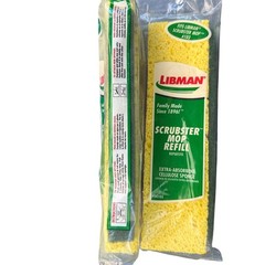 Lot of 2 Libman Scrubster Mop Refills #0105 Yellow Cellulose Sponge New