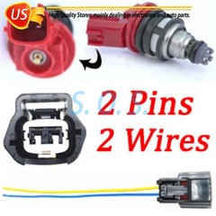 6Pcs Fuel Injectors Harness Connector Plug for Nissan Frontier Infiniti Mercurt