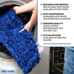 Commercial Dust Mop Replacement Head – 36 x 5 in. Cotton Nylon Reusable Mo