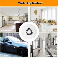 12Pack Spin Mop Replacement Heads,100% Microfiber Head 12Pack, White