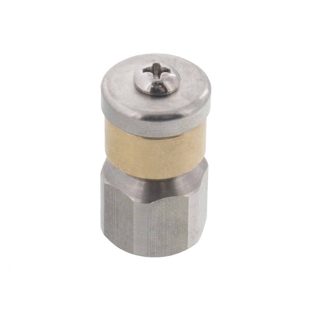Erie Tools Rotating 1/4″ Sewer Jetter Nozzle for Drain Cleaning 2.0 Orifice
