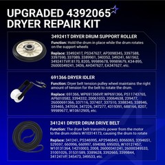 BlueStars 4392065 Dryer 92.25 inches x 0.25 inches, Black, White, Silver