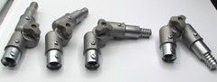2-Extension Pole Angle Adapter – Fits all standard threaded poles. All metal. H