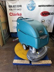 Tennant T500e Walk-Behind Floor Scrubber 32”/24V NewBattery SN1221 Low Hours 272