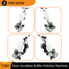 110V Floor Scrubber For Hard Floor Cleaning Marble Polishing & Carpet Washing