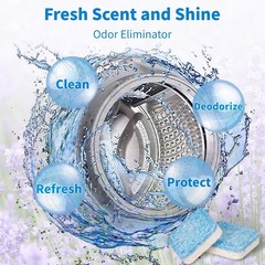 Washing Machine Cleaner Tablets – 24 Pack for Year-Round 24 Count (Pack of 1)