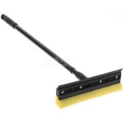 PRO SOURCE 2-in-1 Window Squeegee: Sponge & Rubber Blade, Telescoping Handle