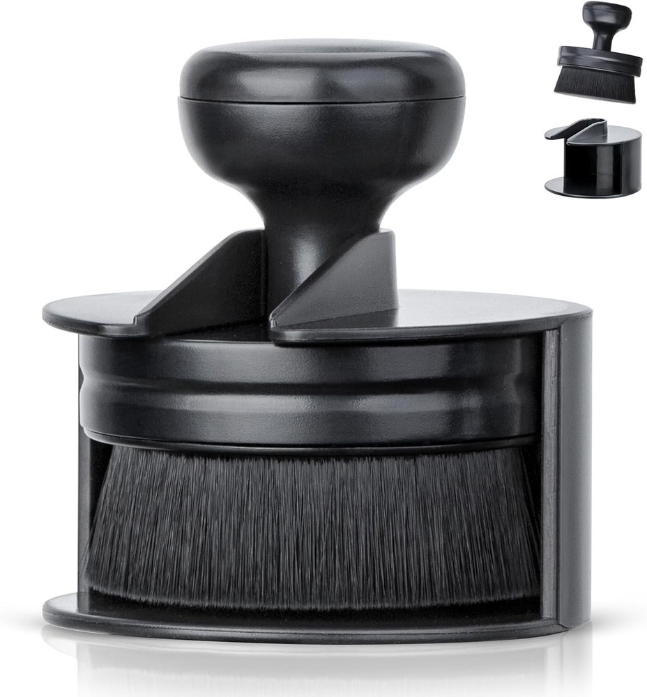 Car Tire Shine Applicator Brush with Stand, Vegan for Auto Size: 1Color: Black