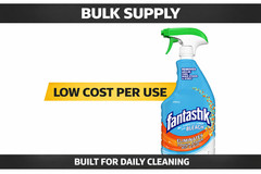 Fantastik Bleach Disinfectant Cleaner 32oz 6 Pack Spray Commercial 308685