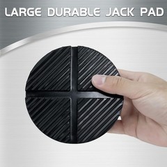 Lightweight Universal Floor Jack Pads – 2 Pack Frame Rail Protectors for Cars