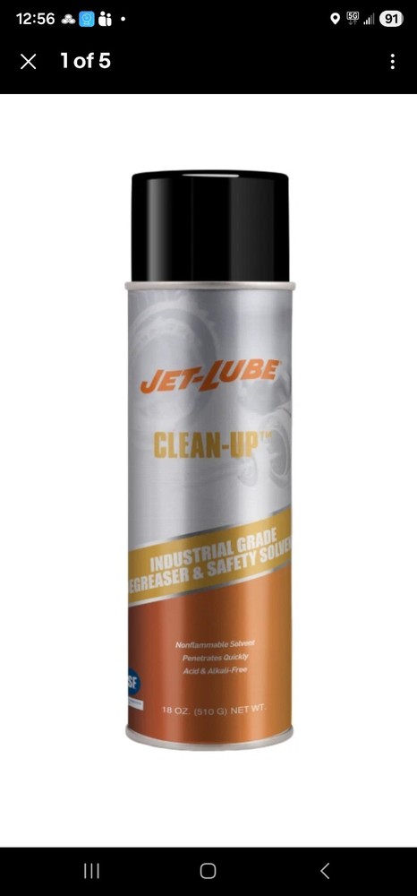 JET-LUBE, Clean-Up, INDUSTRIAL GRADE DEGREASER & SAFTEY SOLVENT| Nsf K1