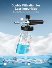 AstroAI Foam Cannon for 1 Liter, Orange Label, Without Nozzles